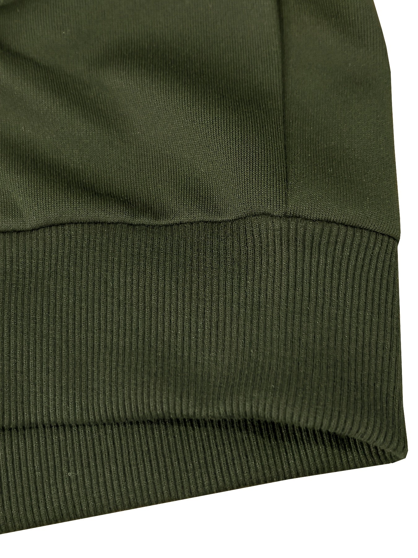 [Loose Fit Hooded Sweatshirt] Men's Olive Green Loose Fit 1/4 Zip Hooded Sweatshirt | Casual Long Sleeve Pullover with Elastic Cuffs, Machine Washable for Hiking, Travel & Outdoor Activities (Spring/Fall)