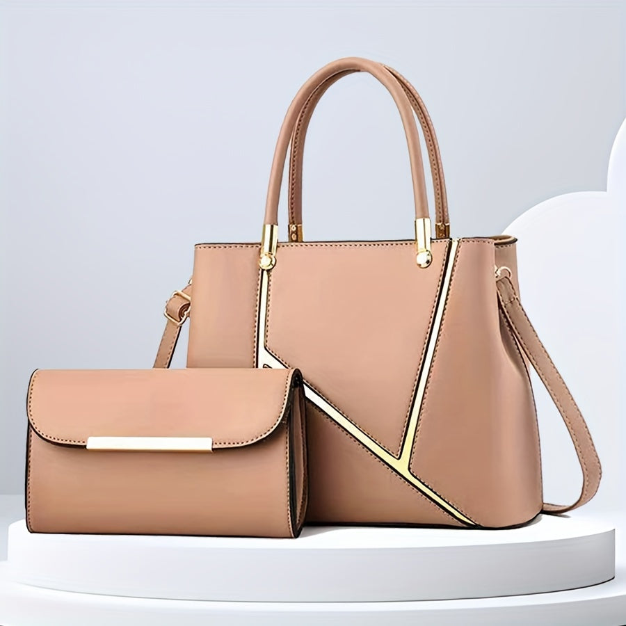 2pcs Set of Fashionable Crossbody Bags, New Women's Shoulder Bag with Small Wallet