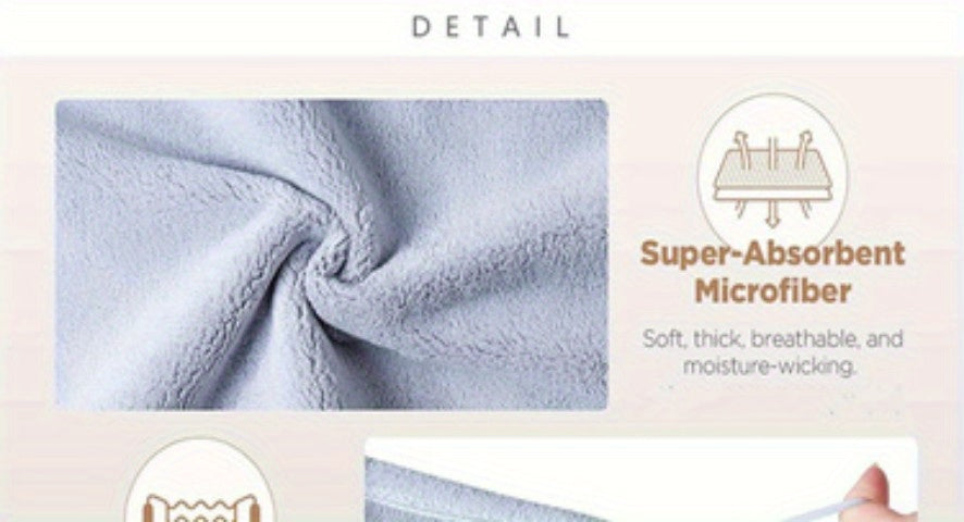 Microfiber Hair Towel Quick Drying Hair Wrap Towel Super Absorbent Hair Drying Cap Soft Headband