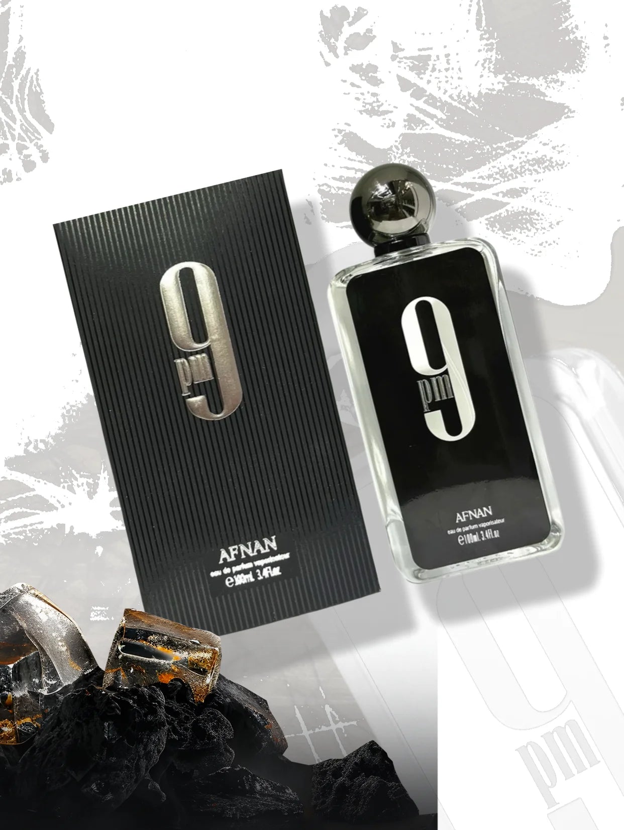 Afnan 9PM Eau de Parfum 100ml – Warme Vanille, Bernstein & Tonka |   Langanhaltender maskuliner Duft für Ausgehen, Datum und besondere Anlässe