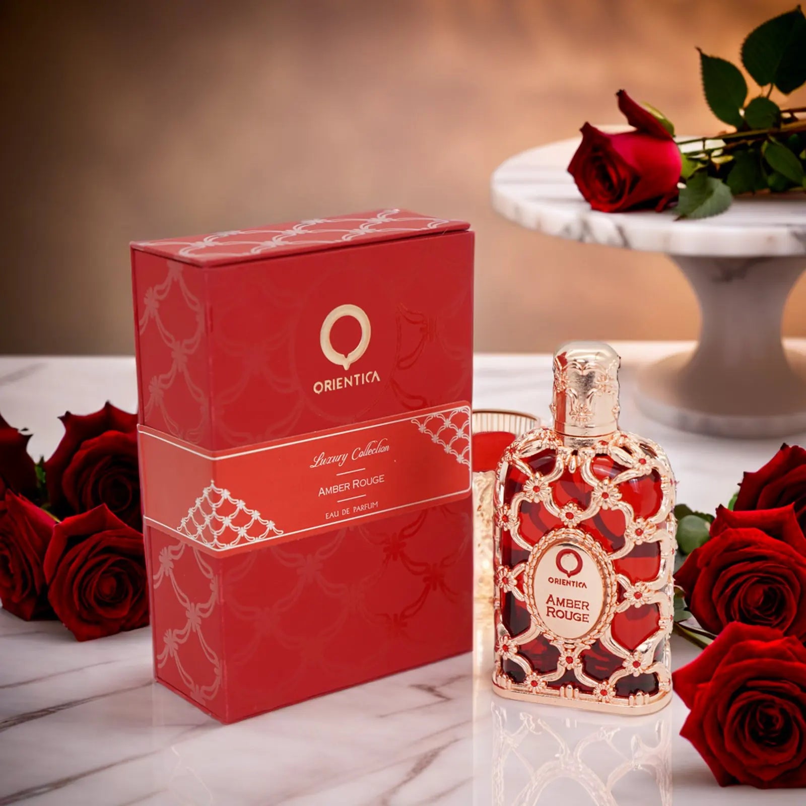 Orientical Royal Amber Rouge Damen parfüm-2,7 Unzen, lang anhaltender Blumen duft mit alkoholfreier Formel perfektes Weihnachts geschenk