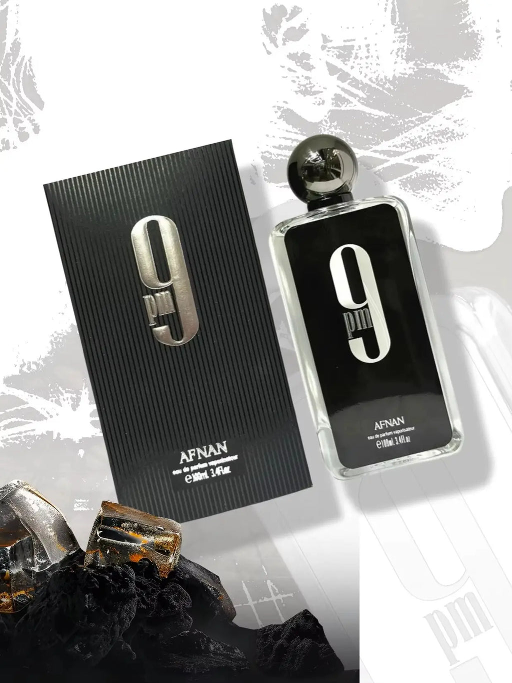 Afnan 9PM Eau de Parfum 100ml – Warme Vanille, Bernstein & Tonka |   Langanhaltender maskuliner Duft für Ausgehen, Datum und besondere Anlässe