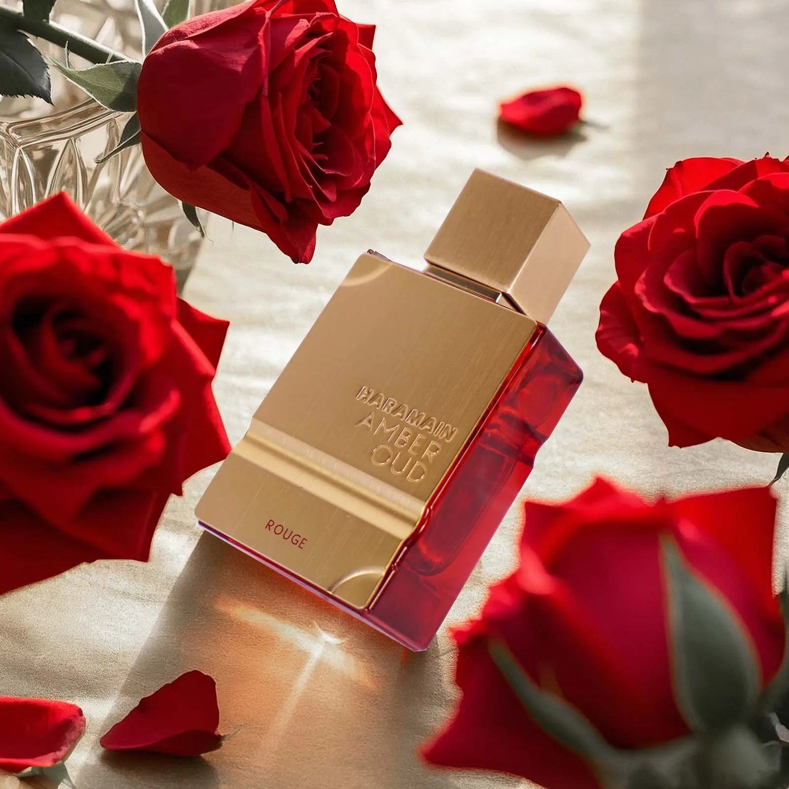 Original marke Bernstein Rouge Köln 2,0 Unzen Al Haram ain Unisex Edt Spray | lang anhaltender Duft perfekte Weihnachts geschenke für ihn/sie