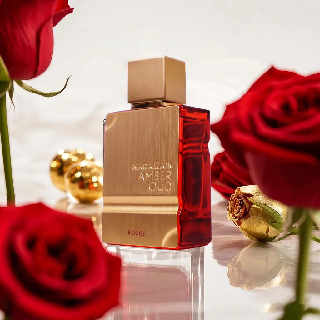 Original marke Bernstein Rouge Köln 2,0 Unzen Al Haram ain Unisex Edt Spray | lang anhaltender Duft perfekte Weihnachts geschenke für ihn/sie