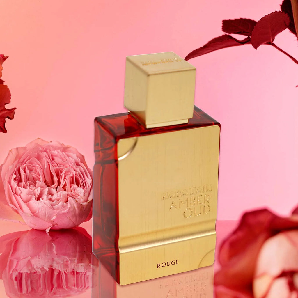 Original marke Bernstein Rouge Köln 2,0 Unzen Al Haram ain Unisex Edt Spray | lang anhaltender Duft perfekte Weihnachts geschenke für ihn/sie