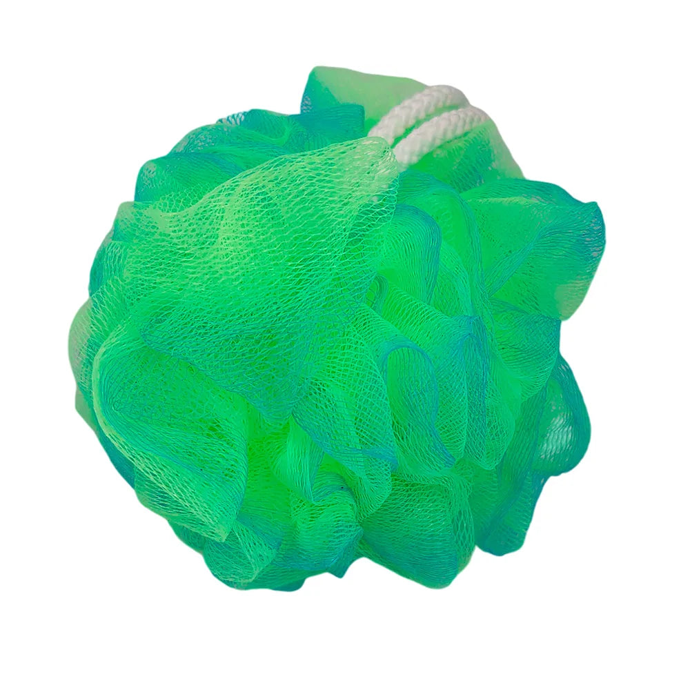 1pc Two-Tone Body Sponge Scrubber Variety Colors Bath Spa Exfoliating Bath Balls Made Silicone Mesh Skin Care Generico