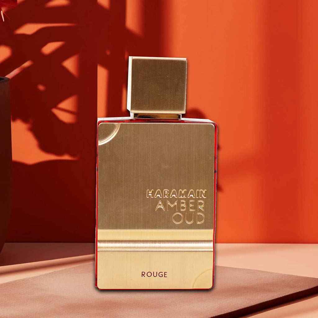 Original marke Bernstein Rouge Köln 2,0 Unzen Al Haram ain Unisex Edt Spray | lang anhaltender Duft perfekte Weihnachts geschenke für ihn/sie
