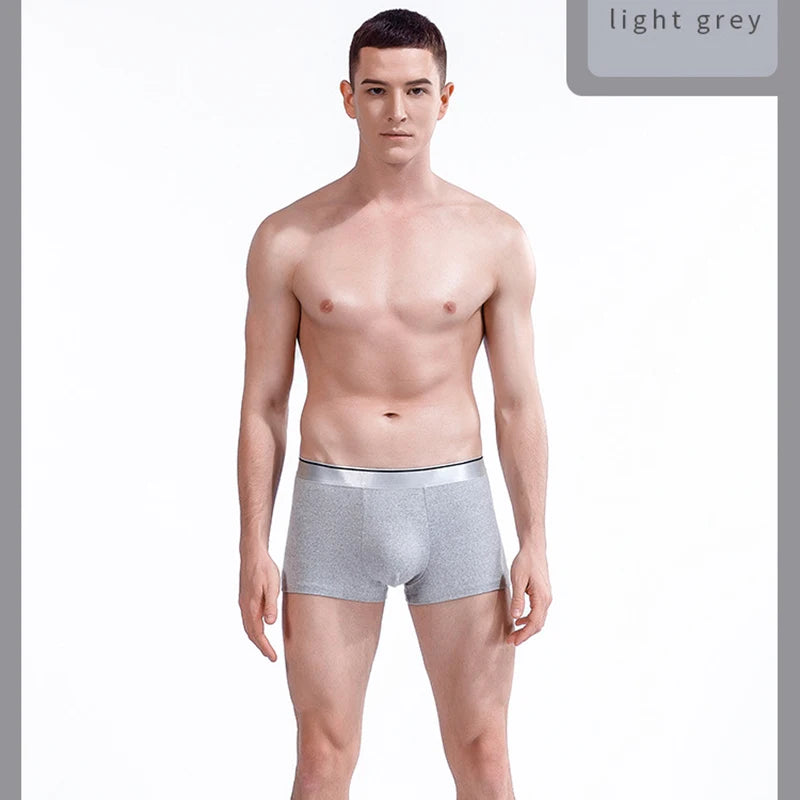 Neue männer Unterwäsche Männer Höschen Boxer Atmungsaktiv Sexy Männliche Boxer Solide Unterhose Komfortable Plus Größe Herren Unterwäsche Boxer