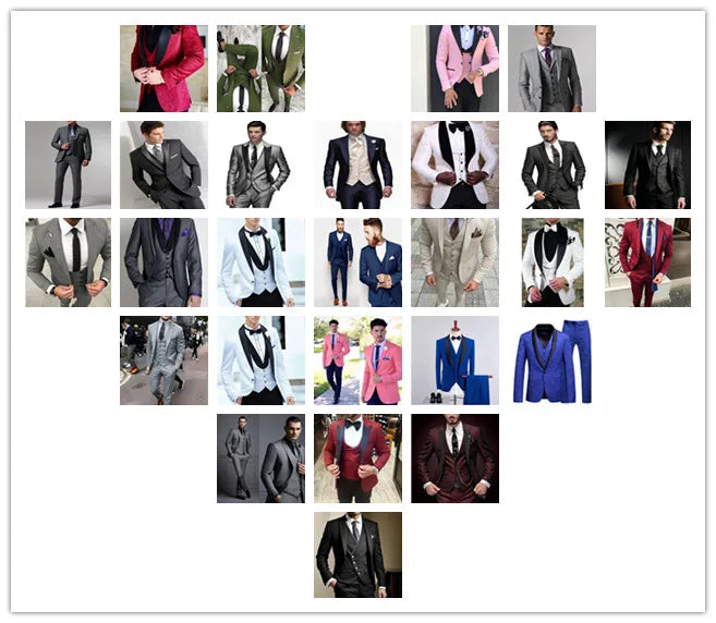 Angepasst Neue Weiß Und Grün Formale Business Männer Anzug Bräutigam Trauzeuge Hochzeit Party Prom Männlichen Smoking 3-teiliges Set Blazer Weste P