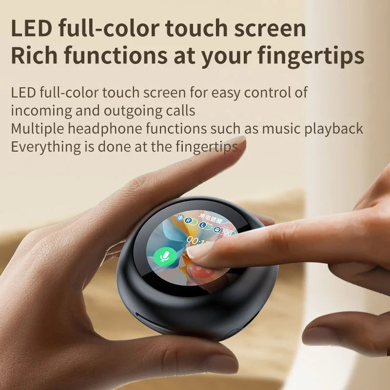 LX30 Wireless Gaming Headset TWS Earbuds with ANC/ENC Wireless Charging Digital Display 5.4 Low Latency IPX4 Waterproof