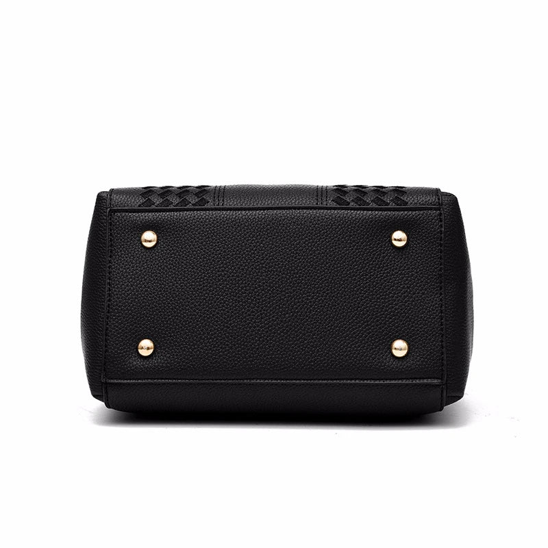 Stickerei Messenger Bags Damen Lederhandtaschen Taschen für Damen Sac a Main Damen Haarball Handtasche