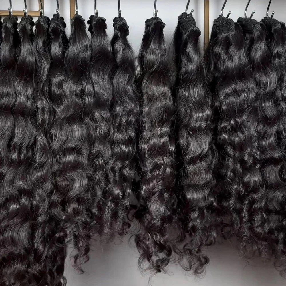Excellent Quality Pure South Indian Natural Unprocessed Straight Bulk Hair Raw Indian Human Hair
