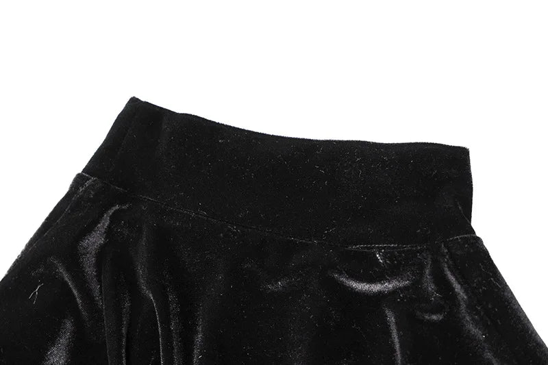 Herbst Winter Frauen Solide Samt Langarm Geraffte Midi Kleid Seite Schlitz Bodycon Sexy Streetwear Party Elegante Club
