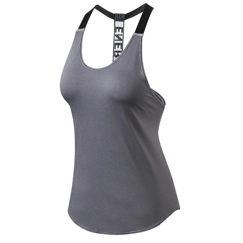 2024 Gym Tops Damen Sport Top Brief rückenfreie Shirts ärmellose Yoga Tops Fitness Laufen schnell trocknend Tank Crop Top