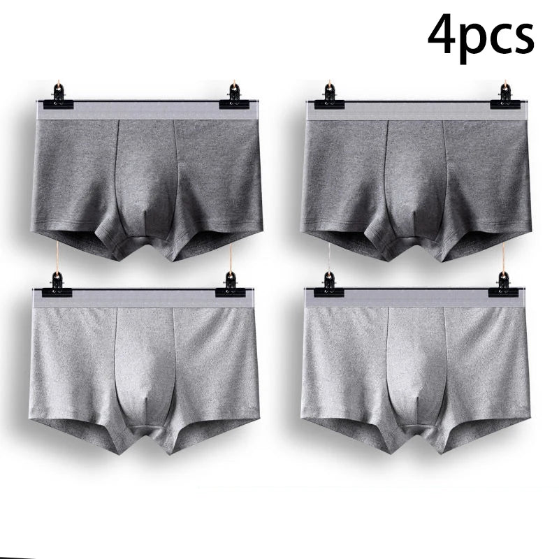 Neue männer Unterwäsche Männer Höschen Boxer Atmungsaktiv Sexy Männliche Boxer Solide Unterhose Komfortable Plus Größe Herren Unterwäsche Boxer