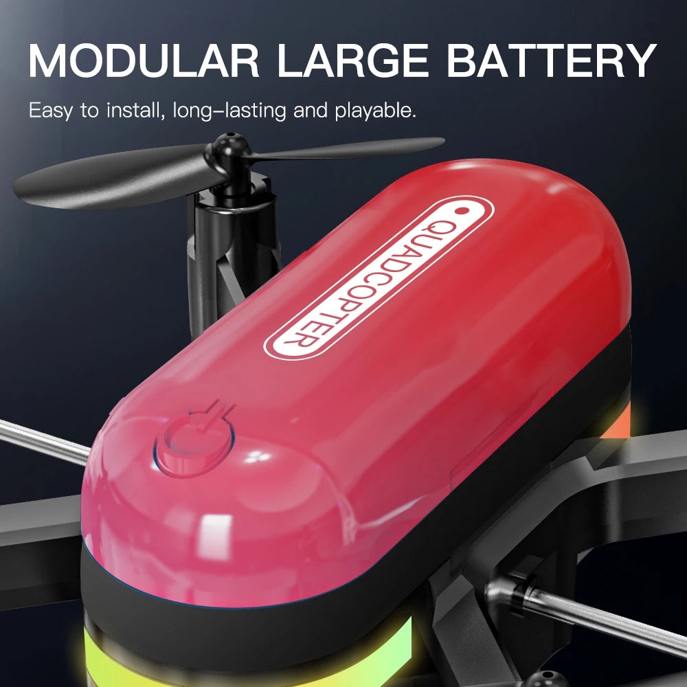 Leesafe 2024 New Arrival Children and Adults Rc Drone for Kids Quadcopter Wireless RC Drone AE18 Mini Toy Drone with LED Light