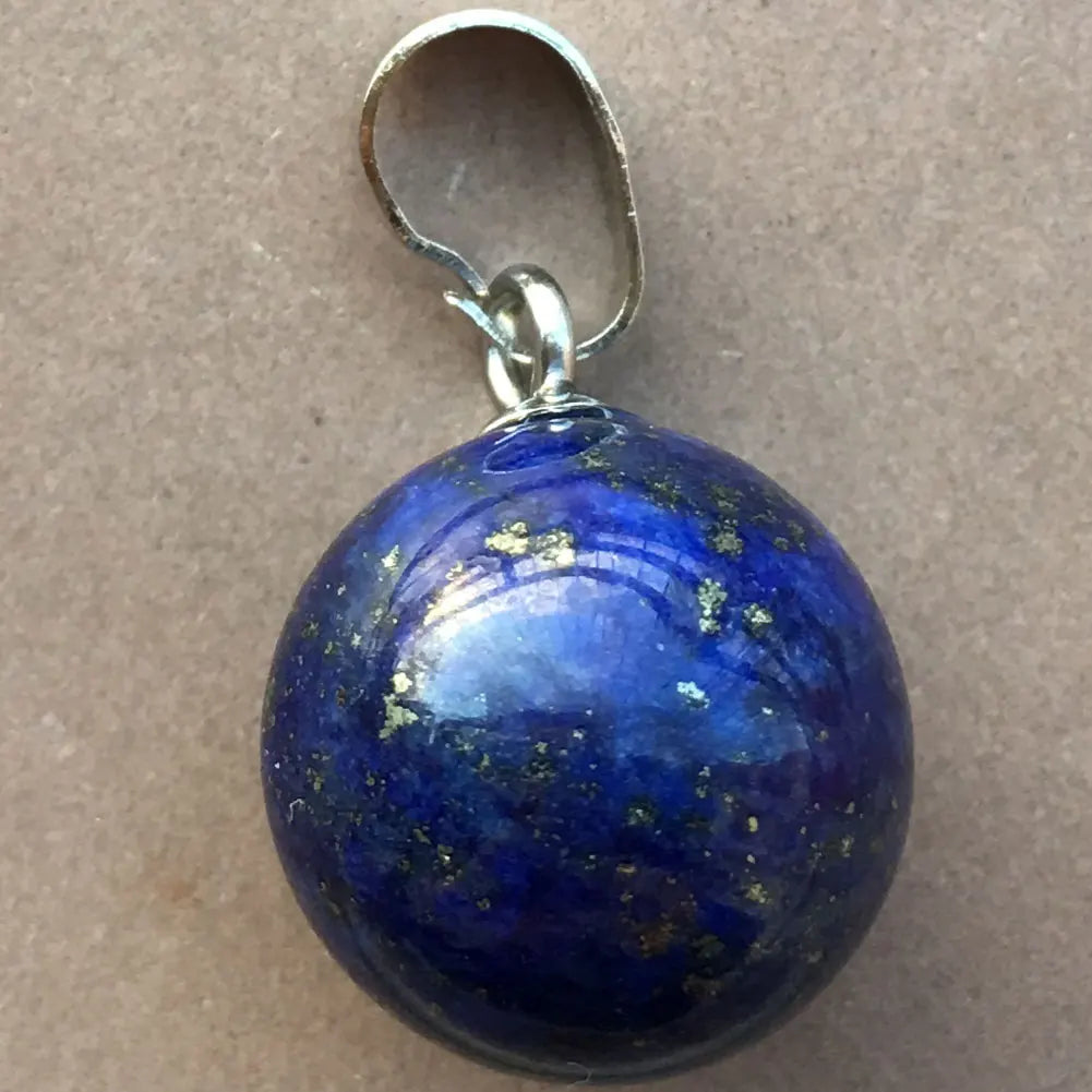 Aventurin Tigerauge Lapis Lazuli Kristall Howltie Karneol Blauer Sand Jaspe Rhodorit Runde Damen Herren Anhänger Perle WFH814