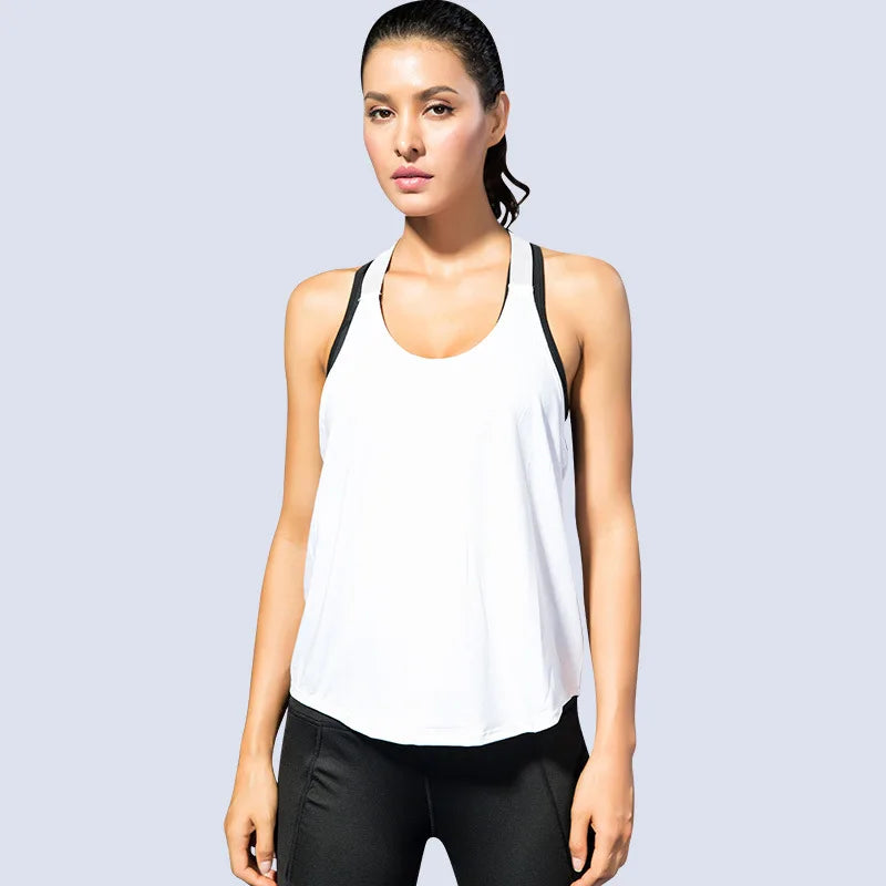2024 Gym Tops Damen Sport Top Brief rückenfreie Shirts ärmellose Yoga Tops Fitness Laufen schnell trocknend Tank Crop Top