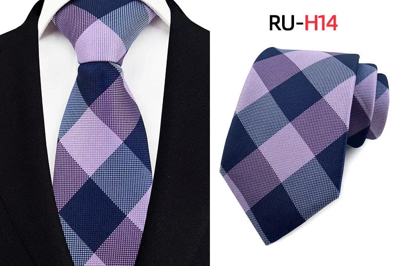 Tie Men's British Vintage Brown khaki brown Plaid Business Casual Striped Red Wedding Tie