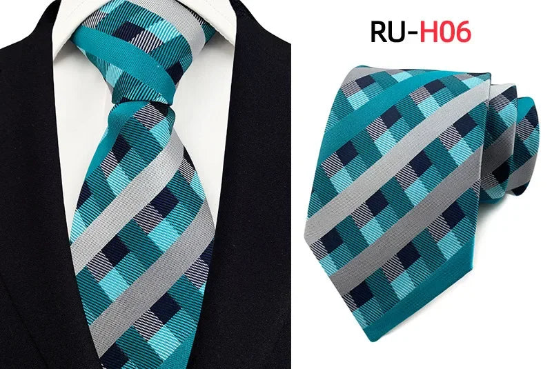 Tie Men's British Vintage Brown khaki brown Plaid Business Casual Striped Red Wedding Tie