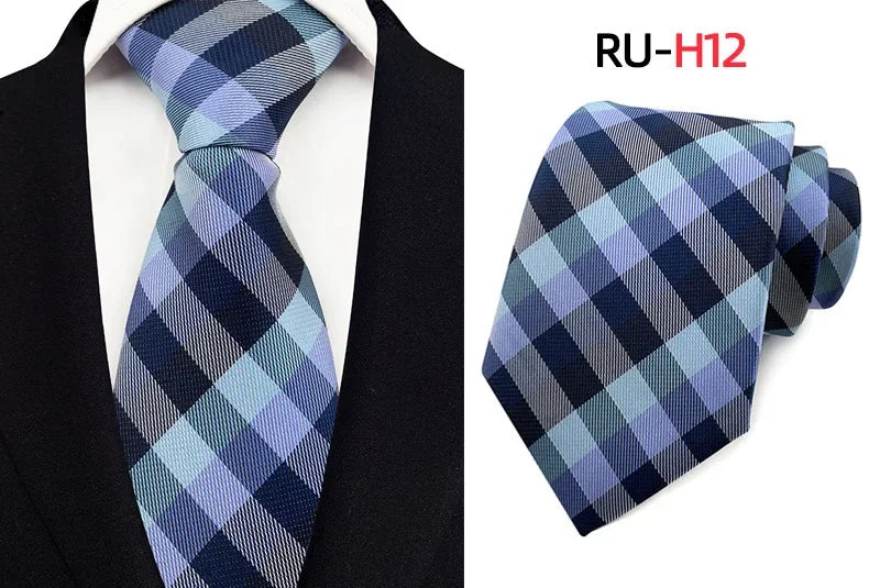Tie Men's British Vintage Brown khaki brown Plaid Business Casual Striped Red Wedding Tie