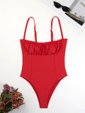 Cross-border foreign trade new swimsuit Women's European and American sexy bikini one-piece swimsuit factory in stock wholesale