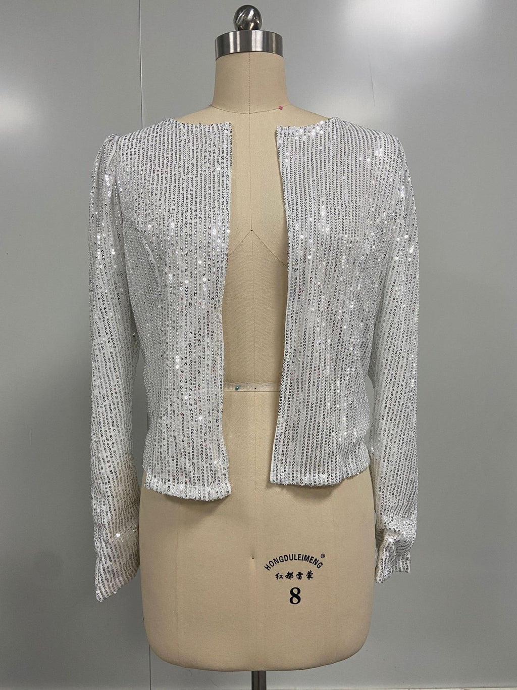 Street Fashion Stehkragen einfarbig Party Flash neue Jacke Strickjacke kurze lässige vielseitige Frauen