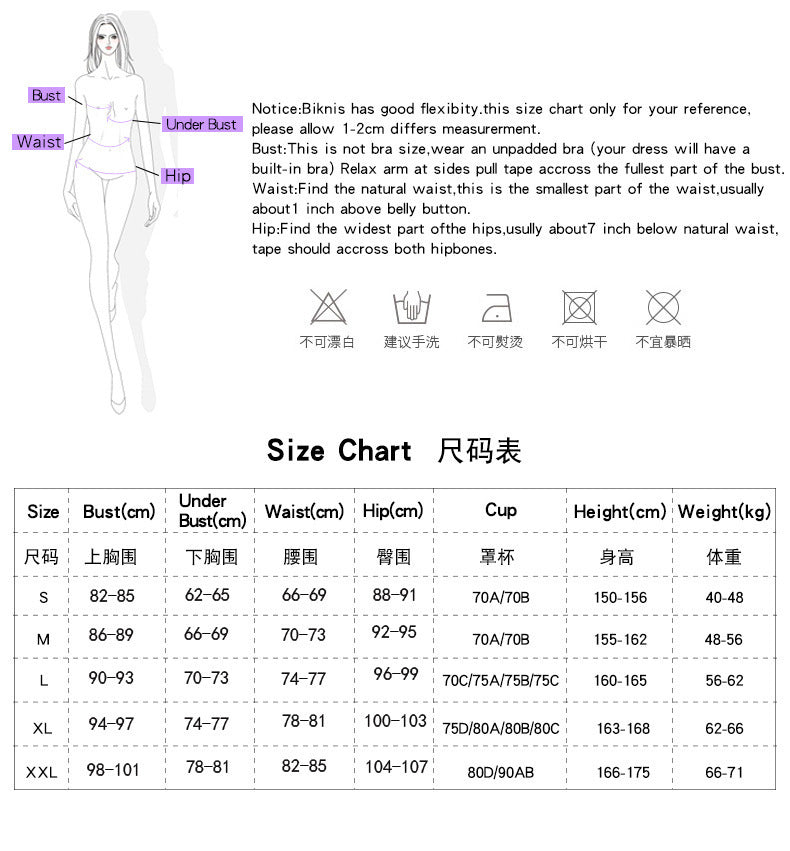 Cross-border foreign trade new swimsuit Women's European and American sexy bikini one-piece swimsuit factory in stock wholesale