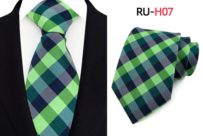 Tie Men's British Vintage Brown khaki brown Plaid Business Casual Striped Red Wedding Tie