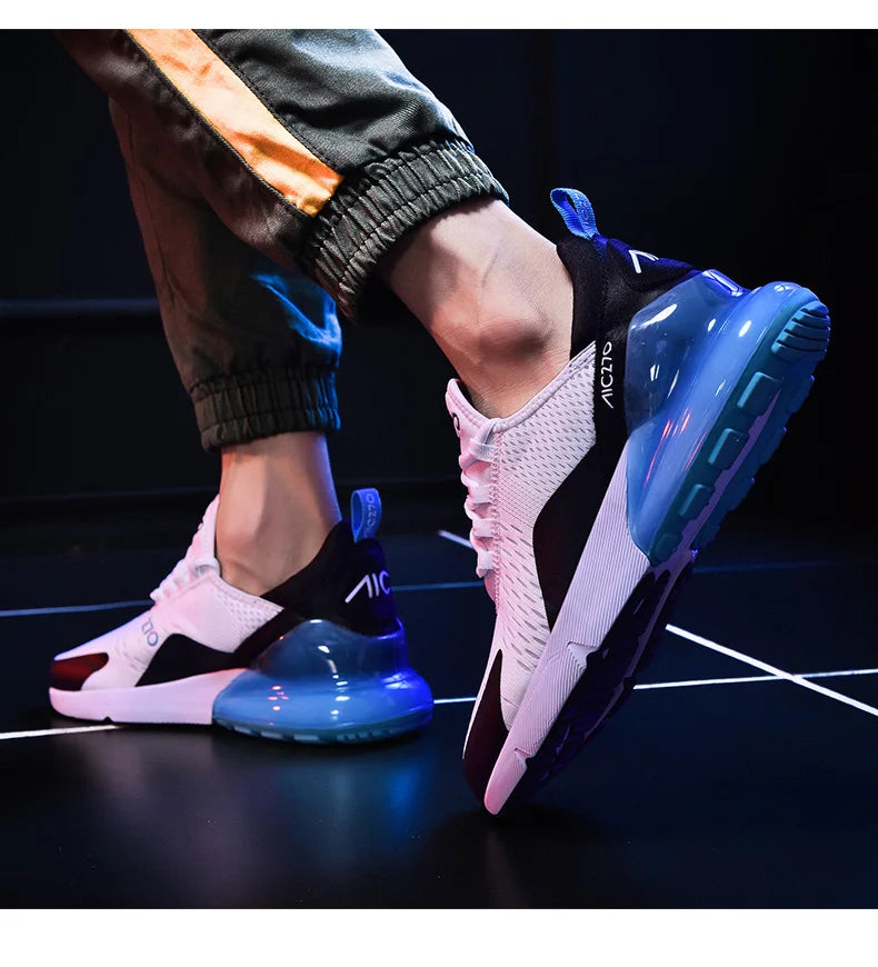 Herren-Sneaker für Outdoor-Jogging, Sportschuhe für die Herbstsaison, Damen-Freizeitschuhe, Plattform-Mesh-Atmungsaktive Freizeitschuhe, Größen 36-47