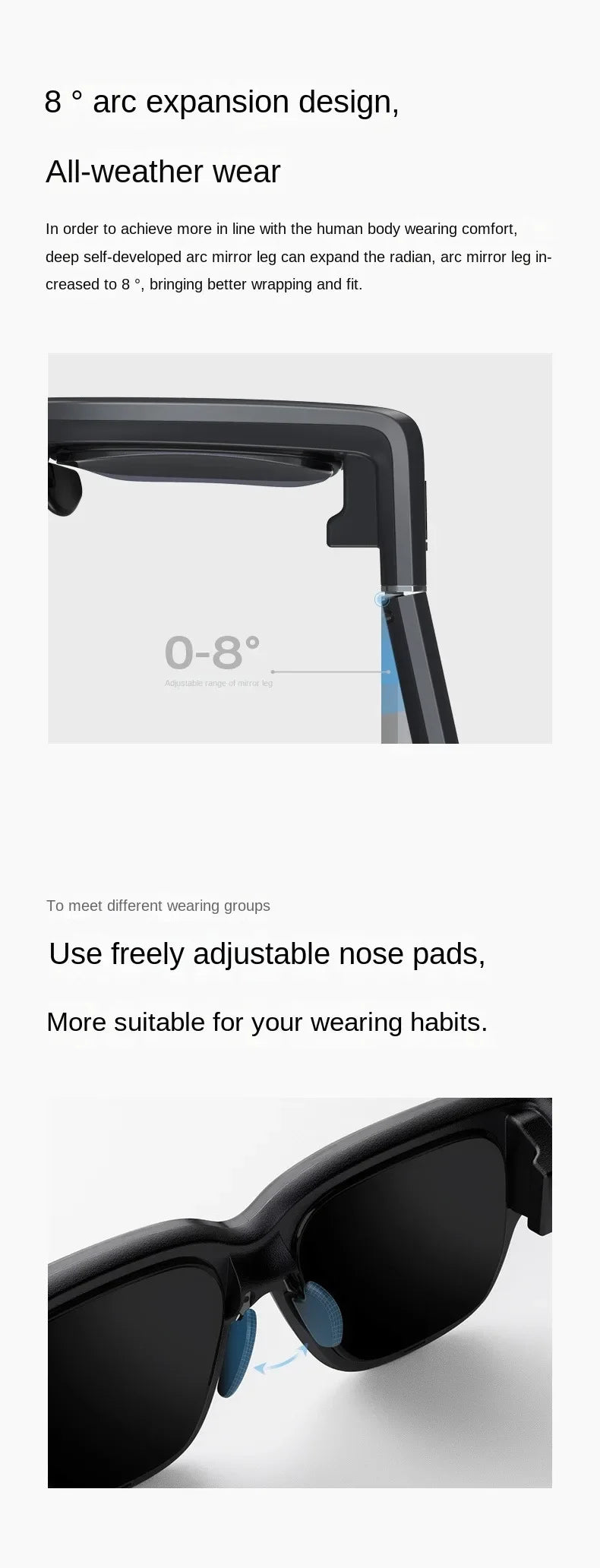 INMO Air Smart AR Glasses Real-time Translation Movie Watching Full-color True Wireless