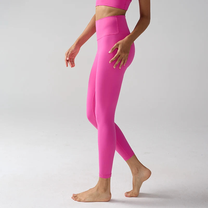 Hohe Taille Nacktgefühl Leggings Frauen Fitness Laufen Yoga Leggings Hosen Energie Gym Enge Leggings Lässige Workout Leggings
