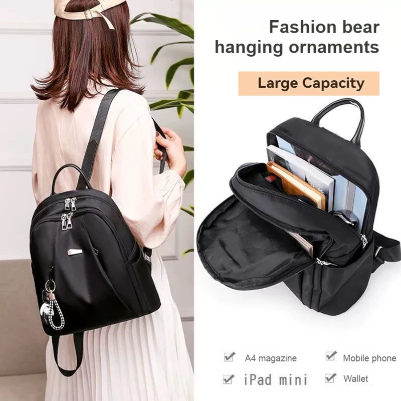 1 Stück trendiger Street-Style-Rucksack für Damen – Oxford-Stoff für Teenager
