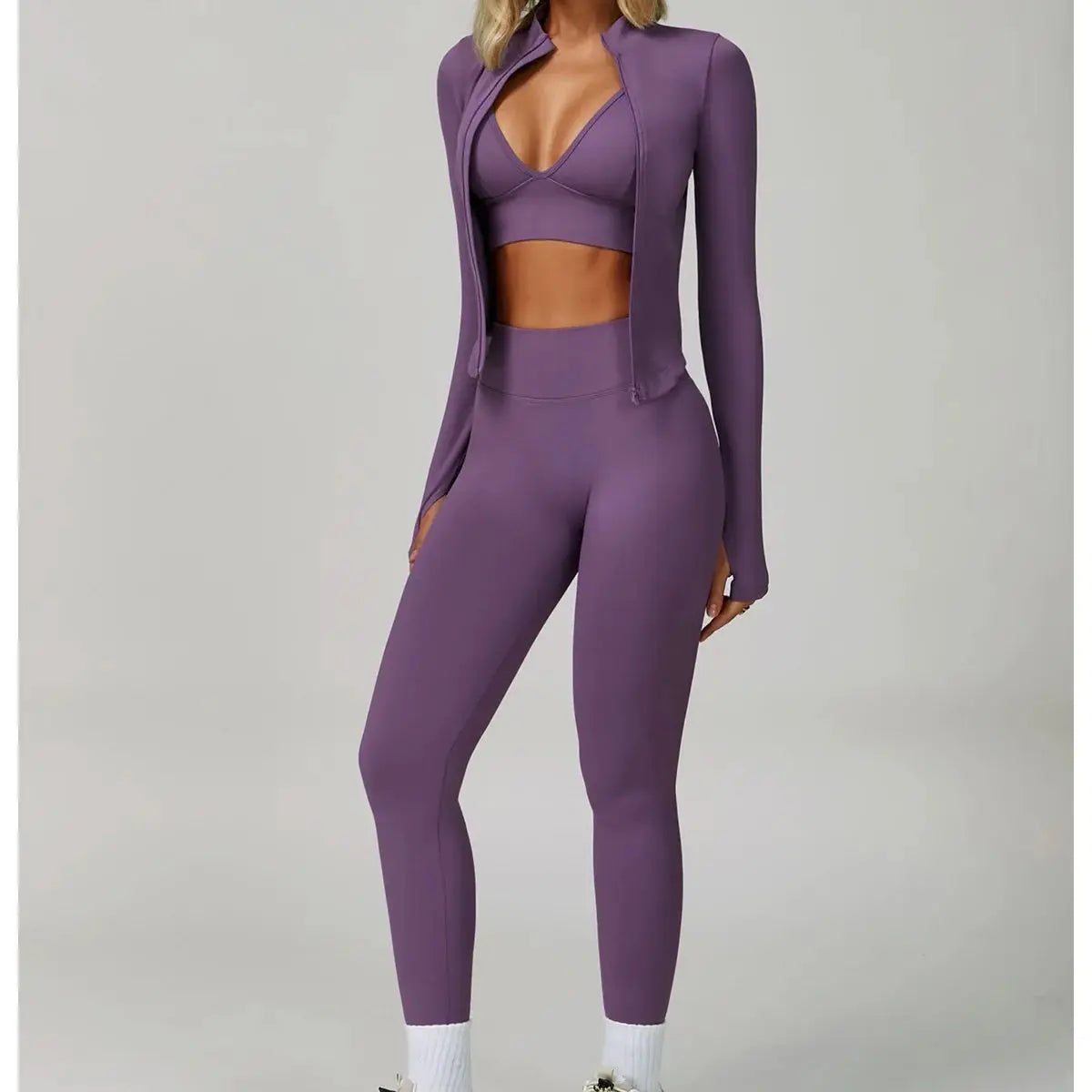 2/3PCS Nahtlose Sport Yoga Set frauen Atmungsaktive Hohe Taille Fitness Sportwear Frauen Sport unterwäsche Set Gym workout Kleidung