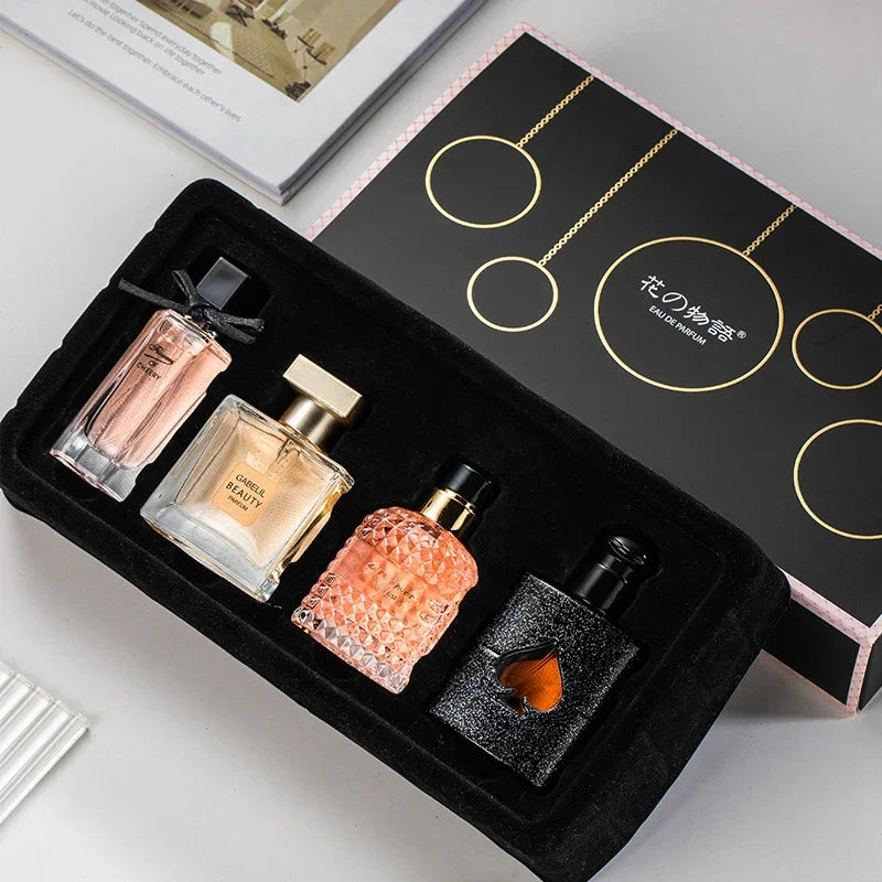 Damen-Parfüm-Geschenkset, frischer, eleganter und anhaltender Duft, Eau de Toilette, florales Luxus-Dating-Geschenk, lockt Aufmerksamkeit an