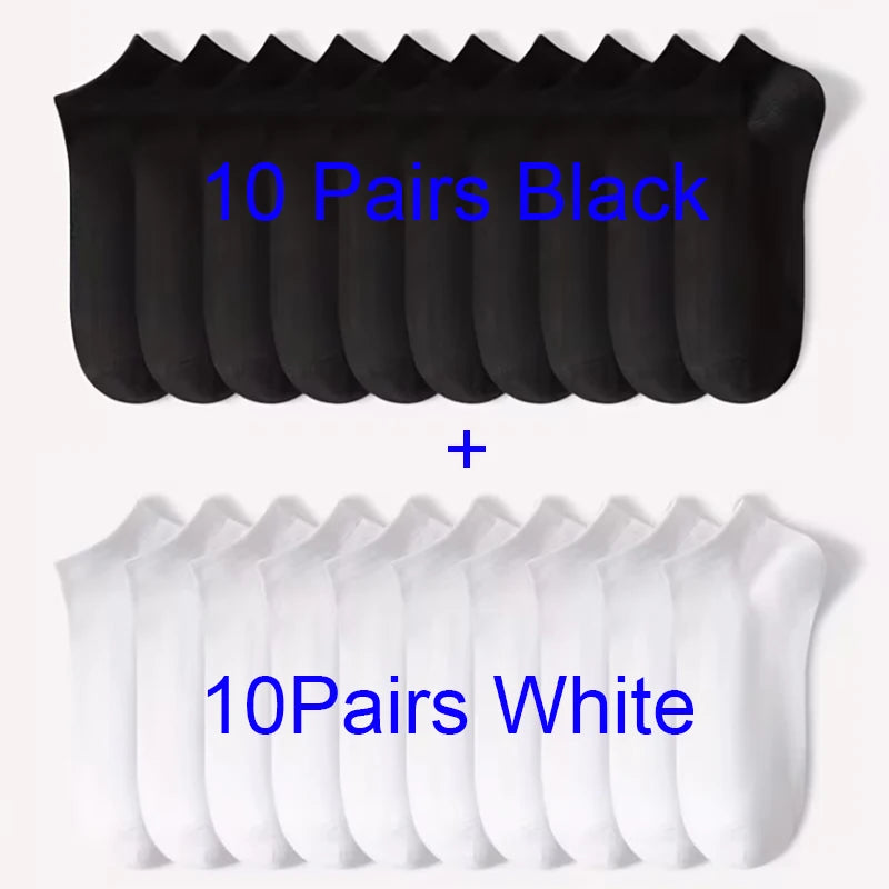 5/10er-Pack Unisex-Söckchen mit bequemer Passform für alle, atmungsaktiv und leicht – ideal für Sport und Alltag