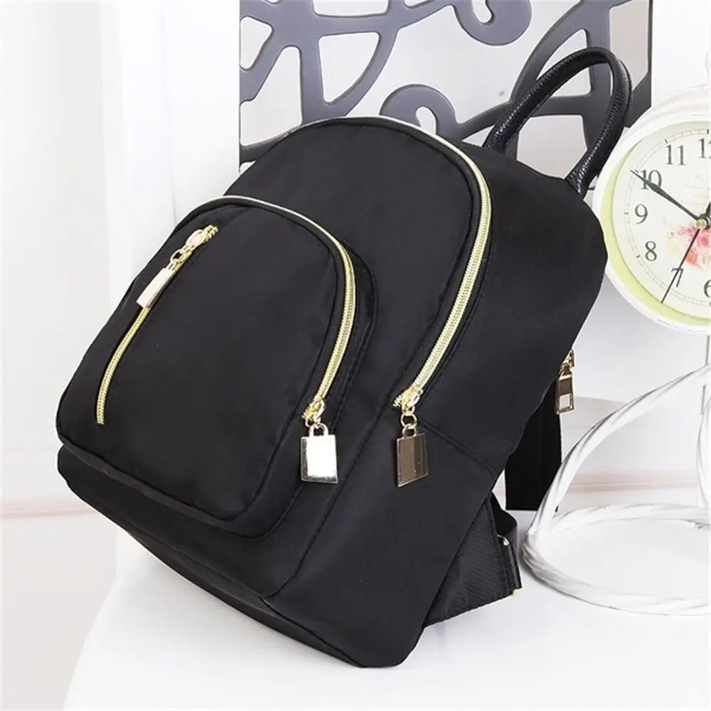 Frauen Multi-Funktion Mode Mädchen Oxford Daypack Reise Nette Mini Rucksack Männer Schulter Tasche Schwarz Geldbörse Heißer