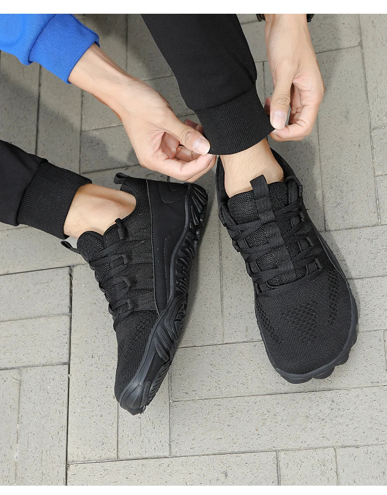 Neue Wanderschuhe, Übergröße, Paar Outdoor-Sportschuhe, breite Handfläche, breite letzte Schuhe, Barfuß-Freizeitschuhe, Indoor-Yoga-Fitness