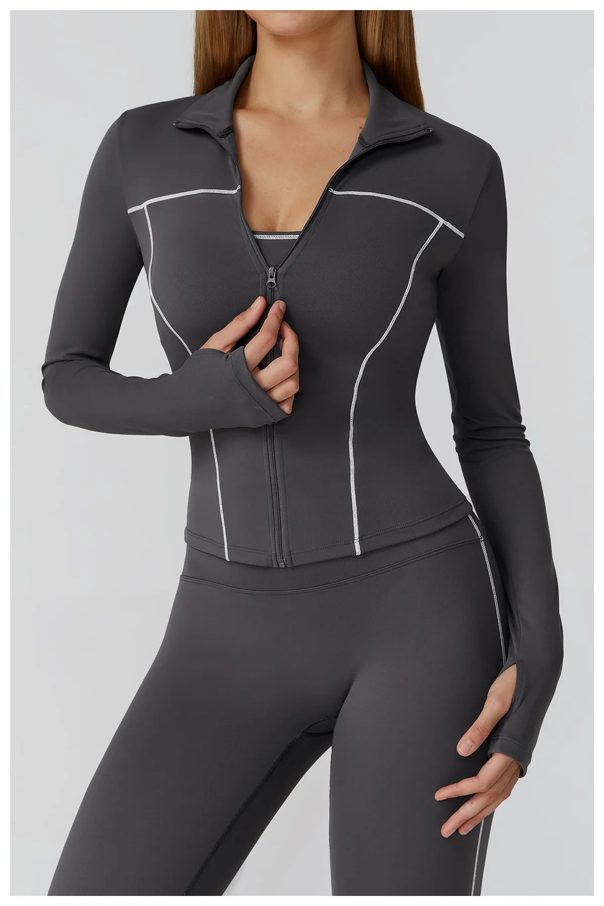 Yoga Kleidung Frauen Sport Jacke Laufen Langarm Shirt Sport Jacken Top Workout Mantel Gym Training Kleidung Workout Yoga Top