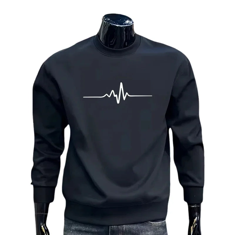Hot Sales Mens Sweatshirts Printed Tops Sports Jogging Man Clothing Casual Office Home Pullover Quality Long Sleeves Streetwear