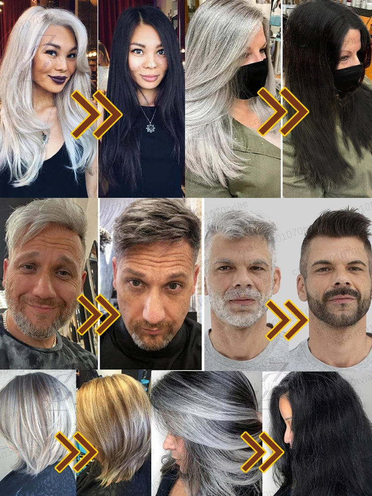 Ich will keine weißen Haare. Ich will meine schwarzen Haare