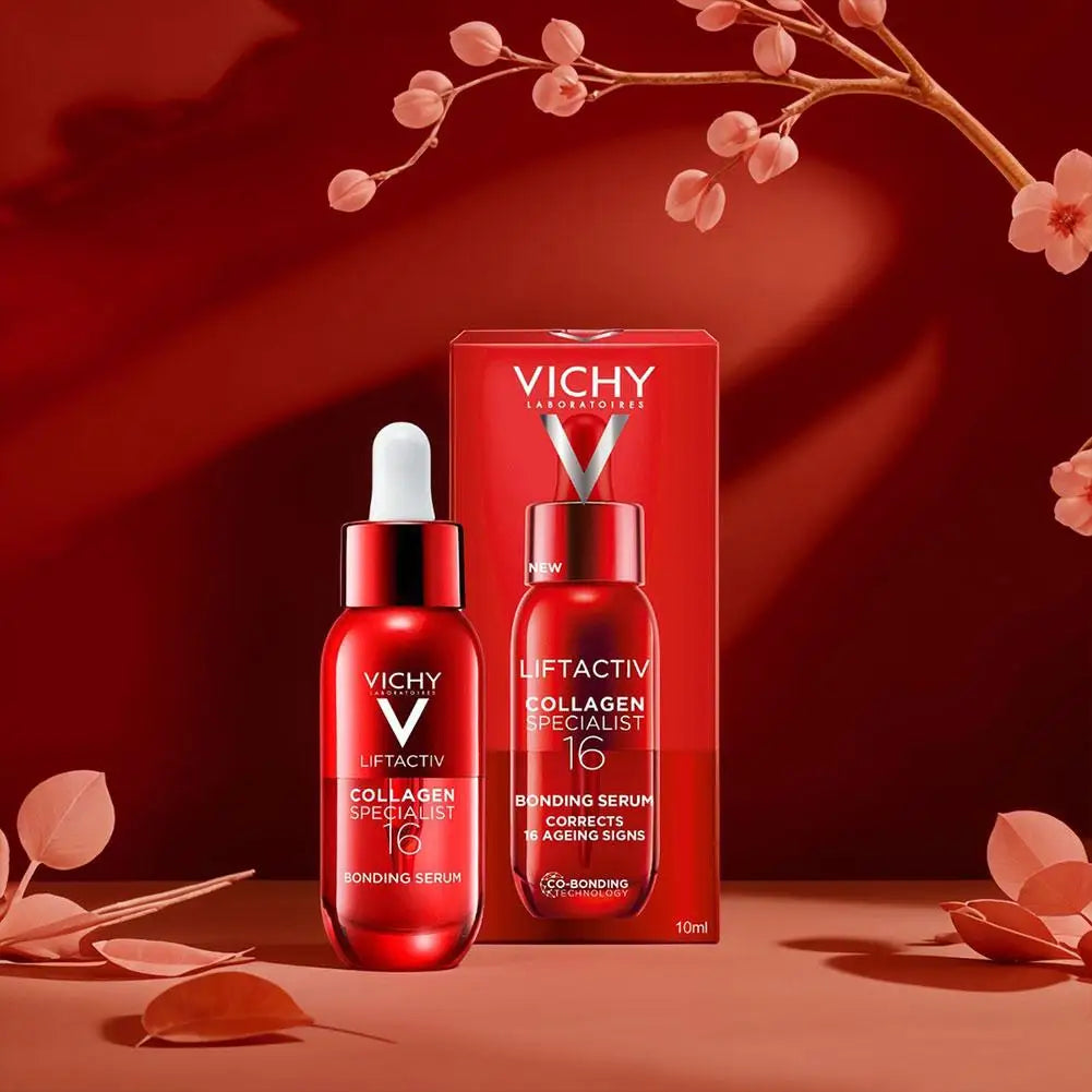 VICHY 10 ml Collagen 16 In 1 Essence Double Barrier Moisturizing Repair Face Essence Antioxidant Deep Nourish Essence Skin Care