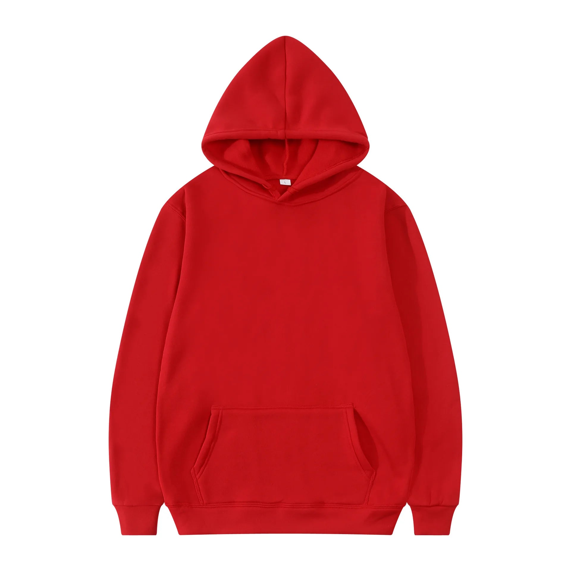 Herren Street Fashion Hoodie, lässiger Sweatshirt, einfarbiger Kapuzenpullover für Männer