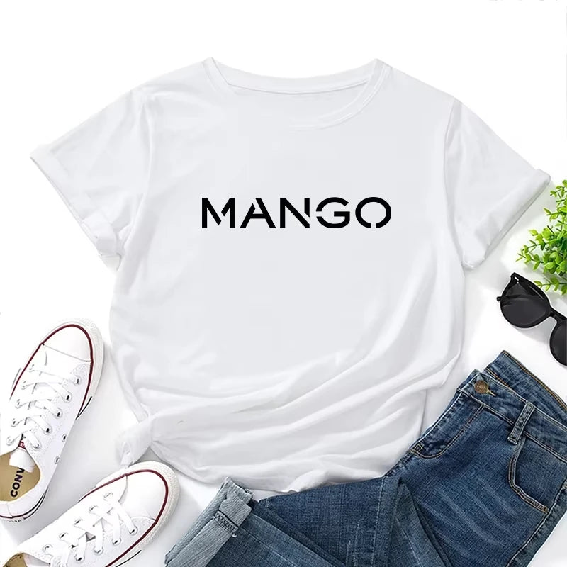 2025, neue Trend Frau Baumwolle T-shirt Frühling Sommer Täglich Casual Mode Oansatz Kurzarm Top Weibliche Hause Outdoor Komfort Tees