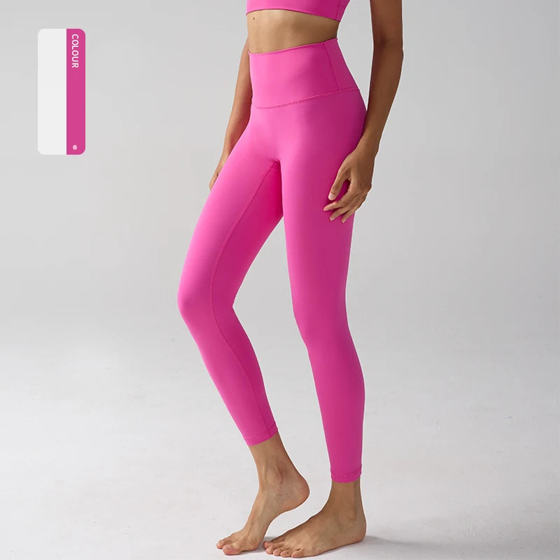 Hohe Taille Nacktgefühl Leggings Frauen Fitness Laufen Yoga Leggings Hosen Energie Gym Enge Leggings Lässige Workout Leggings