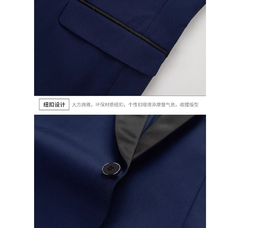 Männer Formale Slim Fit Smoking Prom Anzug Männlichen Bräutigam Hochzeit Blazer Hohe Qualität Trauzeuge Luxus Kleid Business Bankett Party Anzug