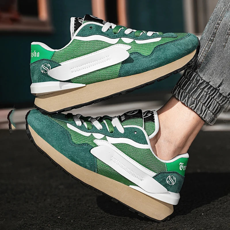 Herren Casual Cricket-Schuhe Modische Sneakers Forrest Gump Schuhe Wanderschuhe Tennis-Sportschuhe Straßenlaufschuhe