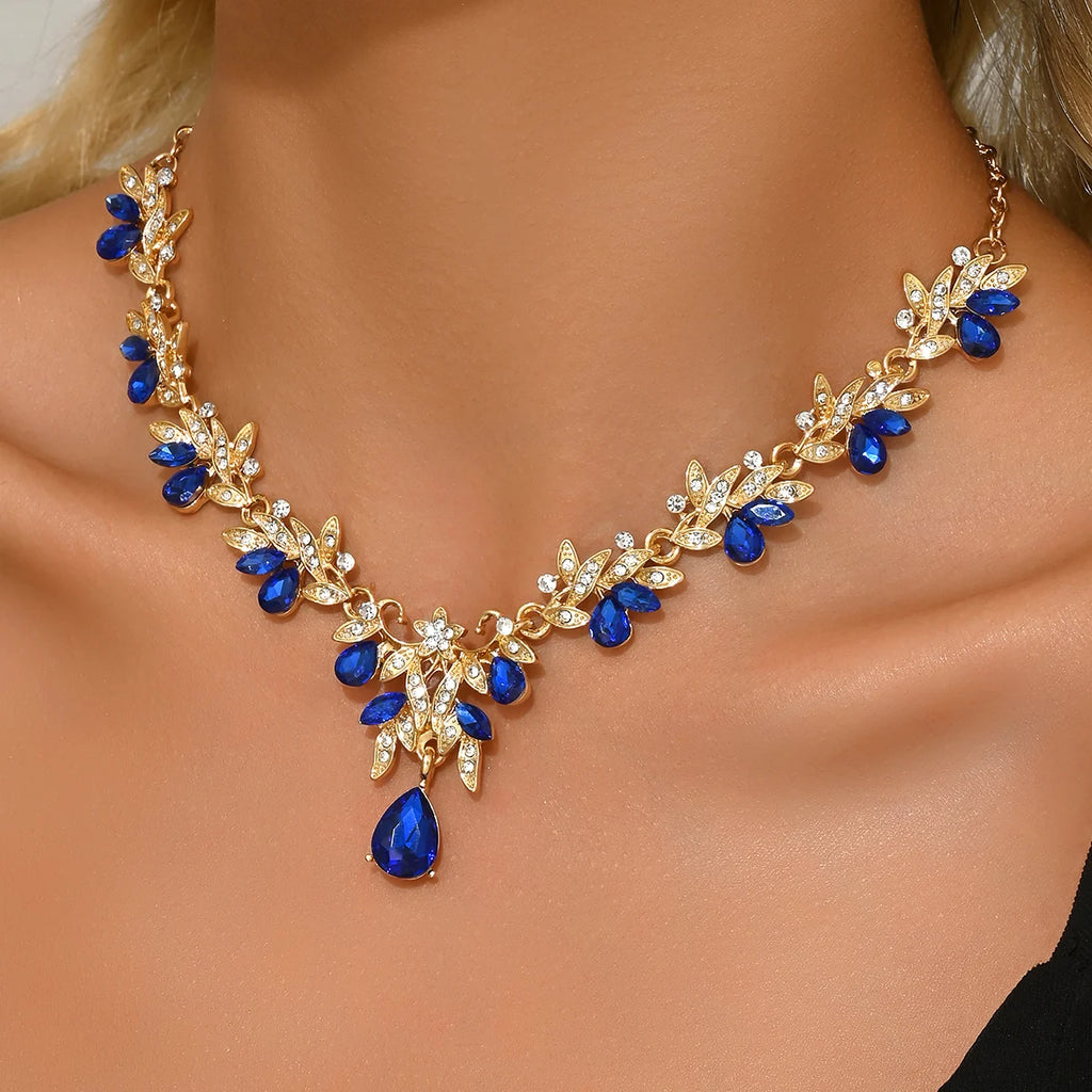 1PC Damenmode Blumendesign Halskette Schmuck Geeignet für Datum, Party, Festival Geschenke-2174