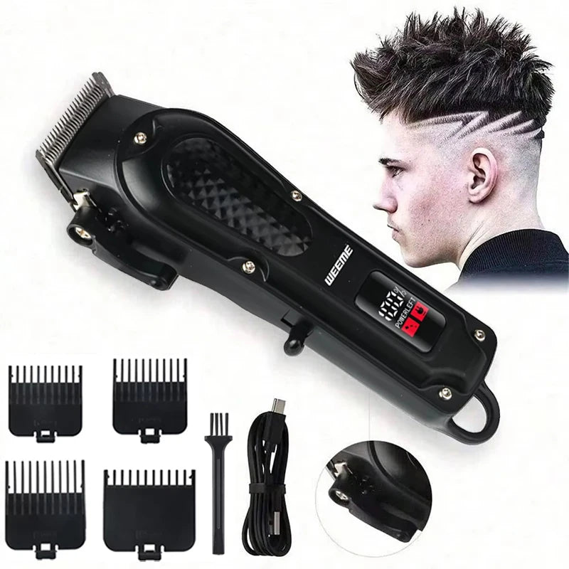 Vintage T9 Maschine elektrische professionelle Haarschneidemaschine Bartschneidemaschine wiederaufladbare Herren Rasierer Haarschneider Kit Freund Geschenk