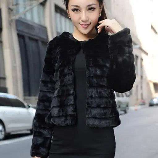 2023 Winter Vintage Pelzmantel Frauen Kurzen Graben Faux Pelz Jacke Haarigen Mantel Künstliche Pelzmantel Frauen Faux Pelz Mäntel